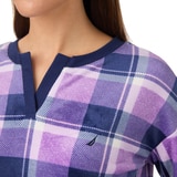 노티카 여성 실키 플리스 파자마 세트 - 퍼플