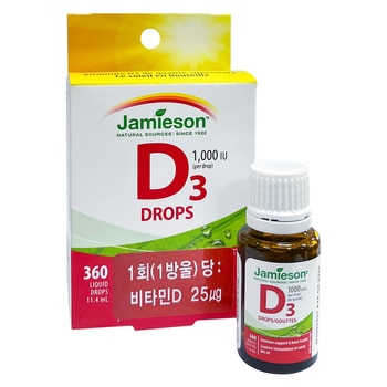 자미에슨 비타민D 드롭스 11.4ml 자미에슨 비타민D 드롭스 11.4ml
