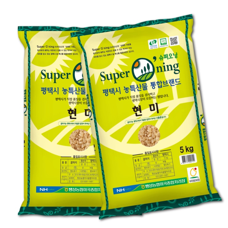 Paengseong Nonghyup Super O'ning Brown Rice 5kg x 2 686498