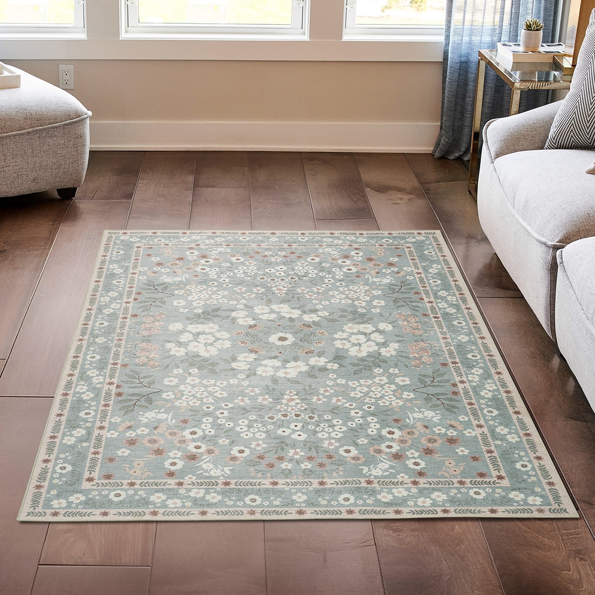 Wyatt&Ash 워셔블 러그 160x226cm - 민트