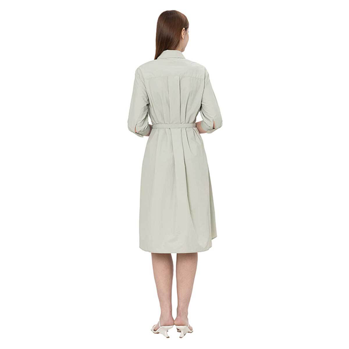 비지트 인 뉴욕 여성 버튼 원피스 - 민트