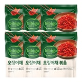 비비고 오징어채 볶음 55g x 6