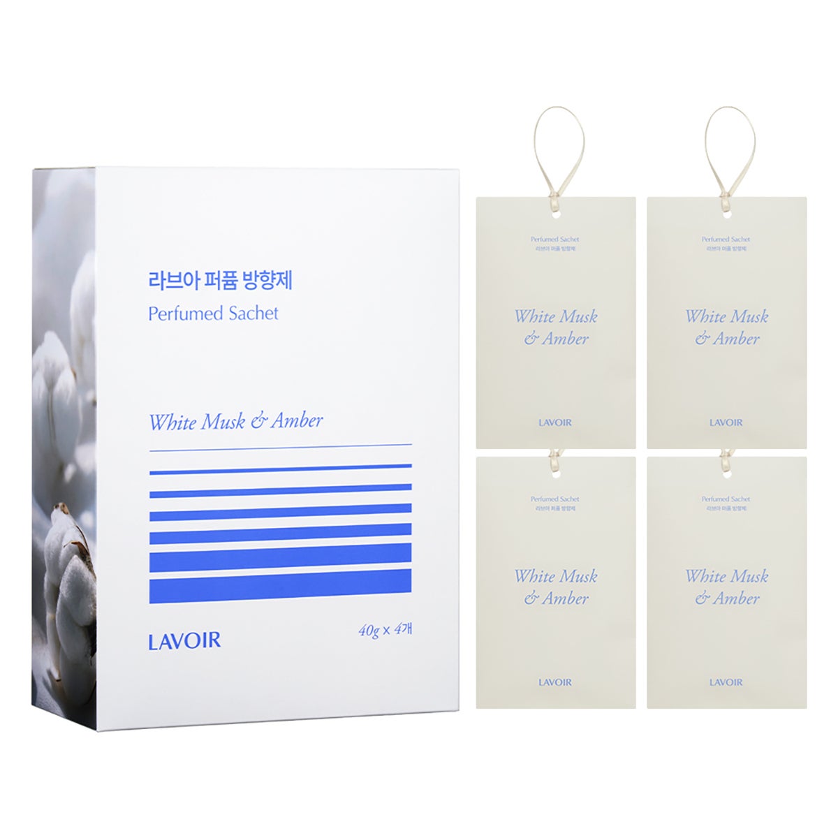 라브아 퍼퓸 방향제 40g x 4 (화이트머스크&앰버) 라브아 퍼퓸 방향제 40g x 4 (화이트머스크&앰버)