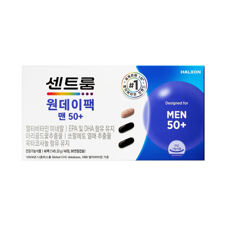 센트룸 원데이팩 50+ 맨 40팩 센트룸 원데이팩 50+ 맨 40팩