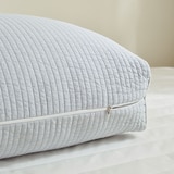 루마인 홈 피그먼트 순면 반달 쿠션 - 그레이