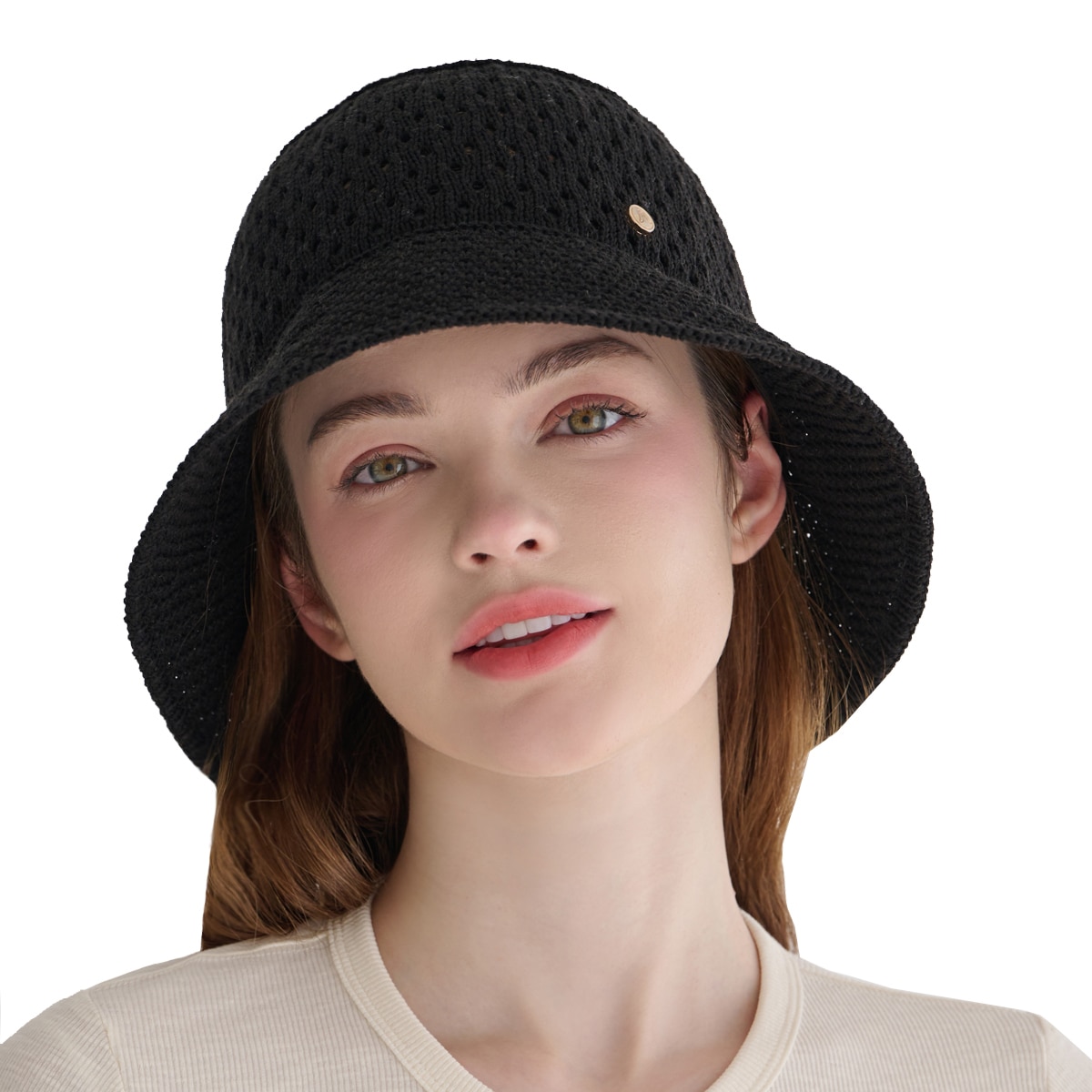 안드레아바나 여성 보닛햇 - 블랙 안드레아바나 여성 보닛햇 - 블랙