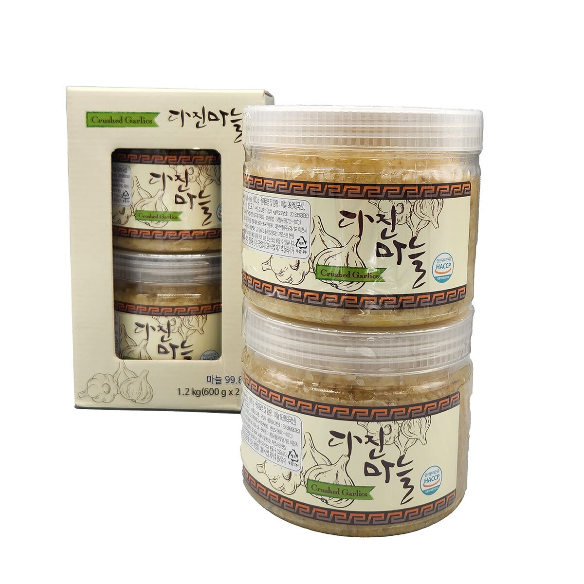 다진마늘 600g x 4개