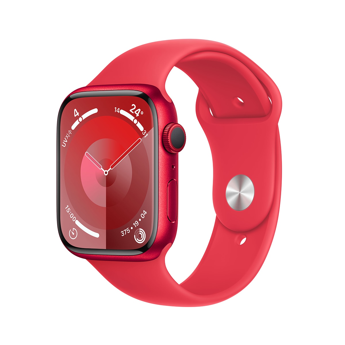 Apple Watch S9 45mm GPS (Product)Red/Red 스포츠 밴드 S/M