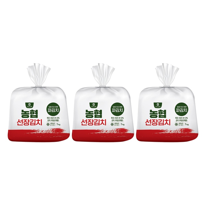 Nonghyup Sunjang Green Onion Kimchi 1kg x 3 677201