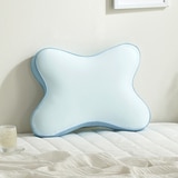 April At Home 나비형 쿨링 메모리폼 베개 - 블루