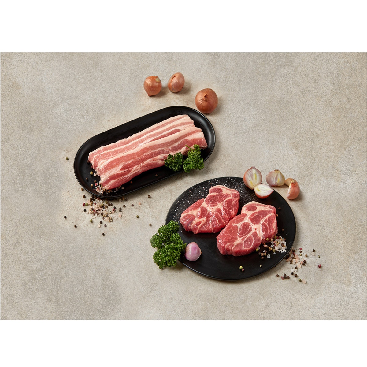 국내산동물복지돈육 삼겹살1.3kg+목심1.3kg 로스용