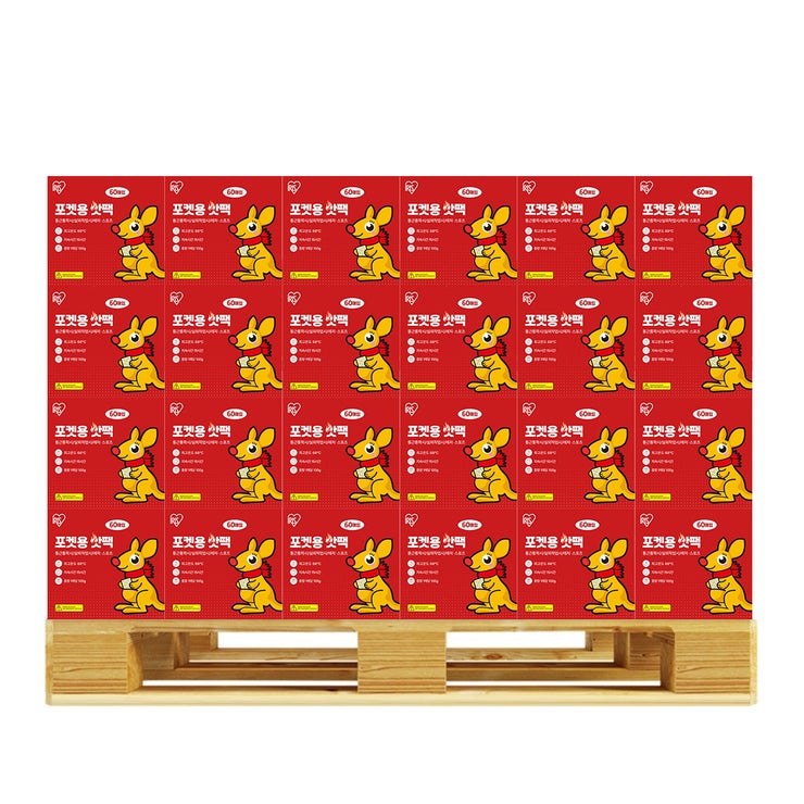 아이리스 포켓용핫팩 100g x 60 x 88개 아이리스 포켓용핫팩 100g x 60 x 88개