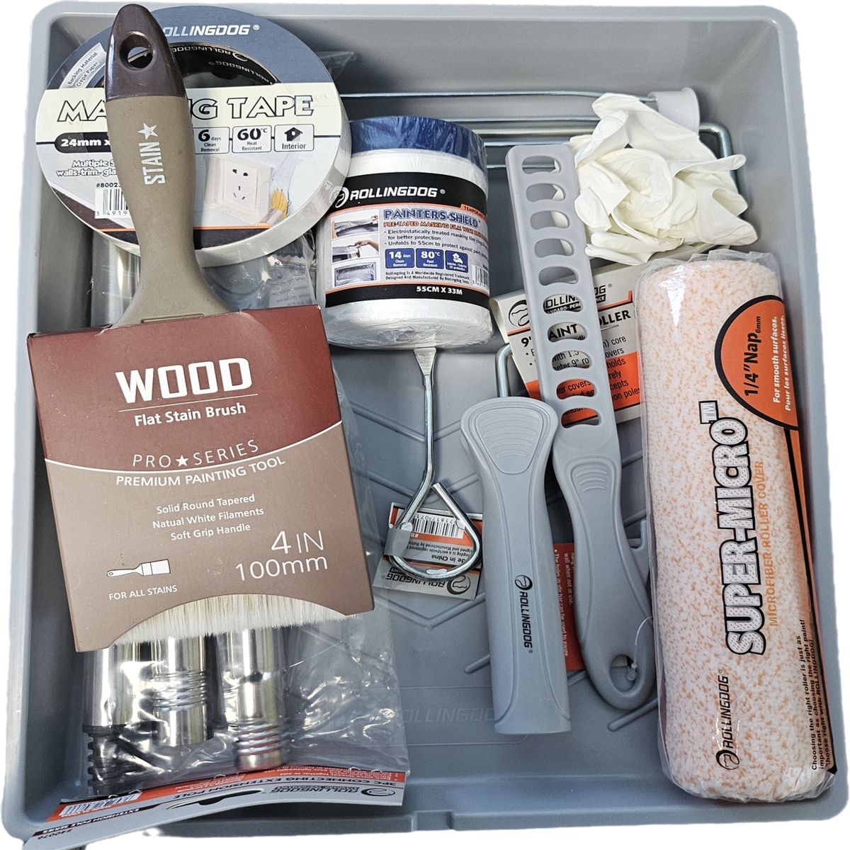 베어 우드스테인 페인트 & 올인원 도구 세트