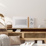 매직쉐프 플랫타입 다이얼 전자레인지 20L MEM-CG20FM - 화이트