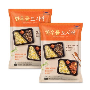 한우물 도시락세트 350gx8 ( 소불고기 4개, 닭갈비 4개) 한우물 도시락세트 350gx8 ( 소불고기 4개, 닭갈비 4개)
