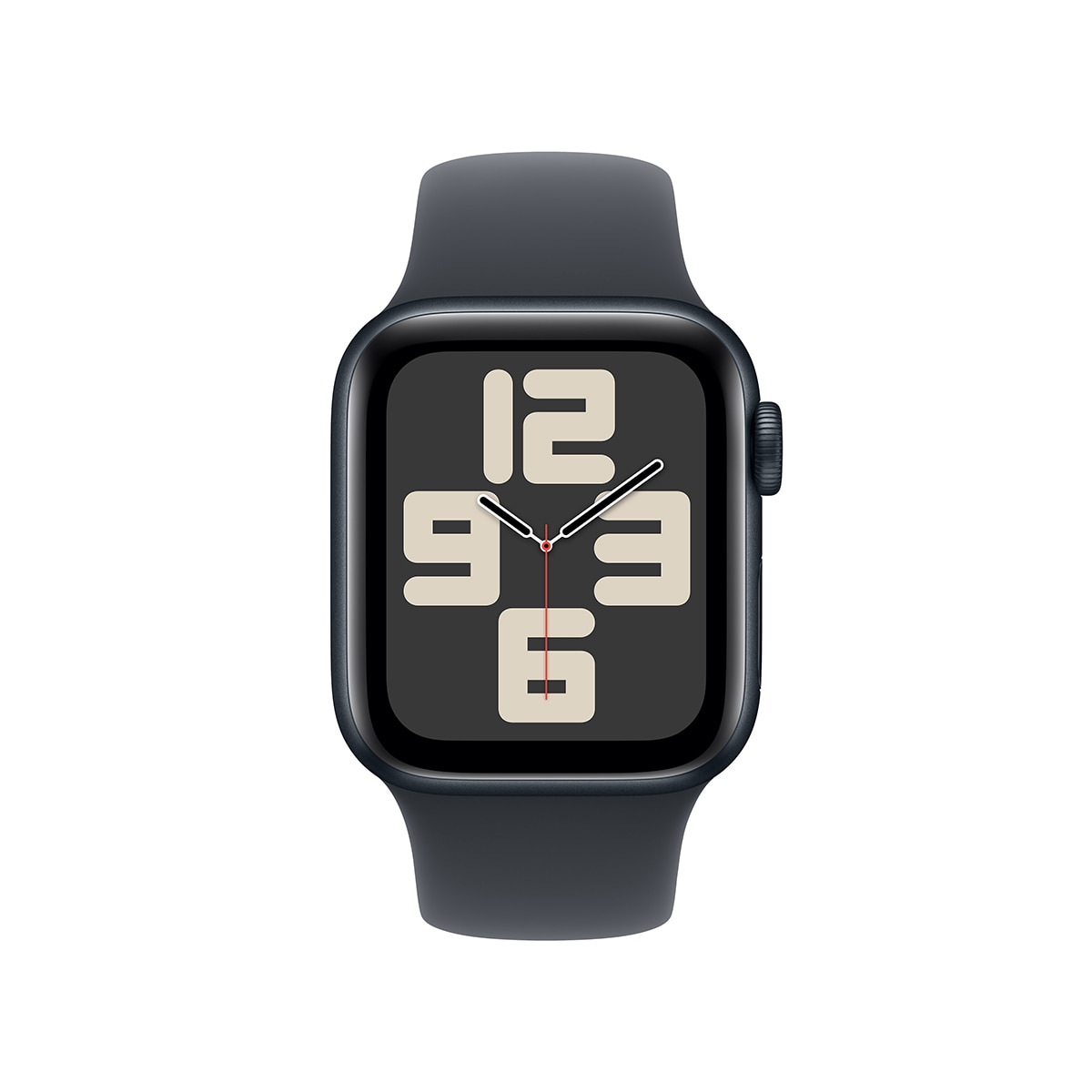 Apple 워치 SE GPS 40mm 미드나잇 알루미늄 스포츠 밴드 - S/M