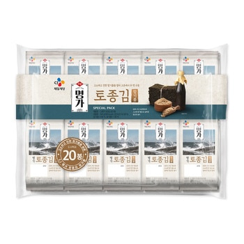 CJ명가 토종김 참기름 5g x 20 x 3