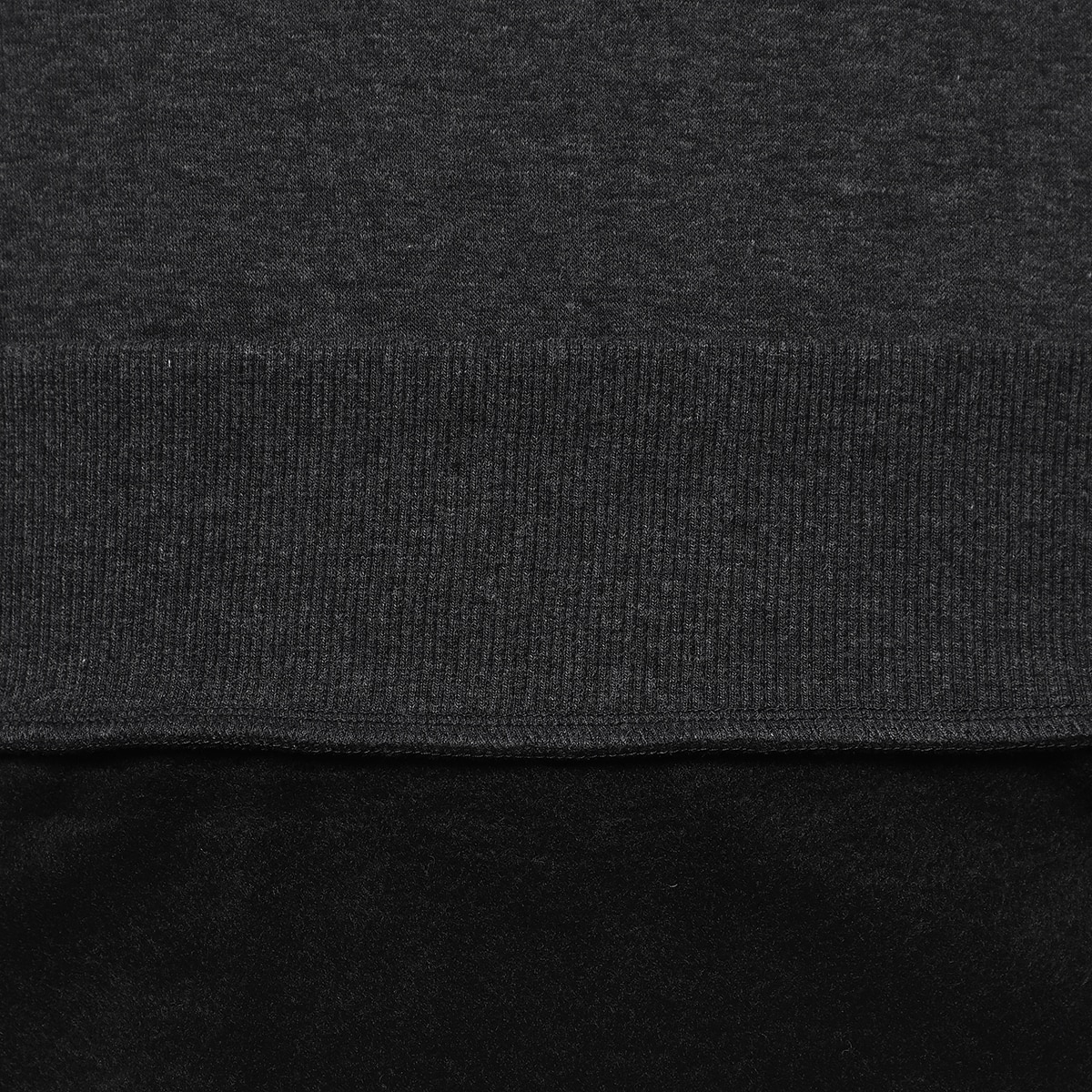 휠라 골프 남성 긴소매 융기모 크루넥 - 차콜, M