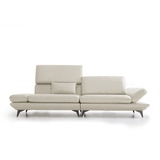 UND 에디션 NA6 천연 통가죽 소파 3.5인 - 크림