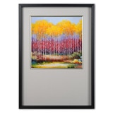 지클레 아트포스터 56x80cm - 환상의 자작나무 숲 II
