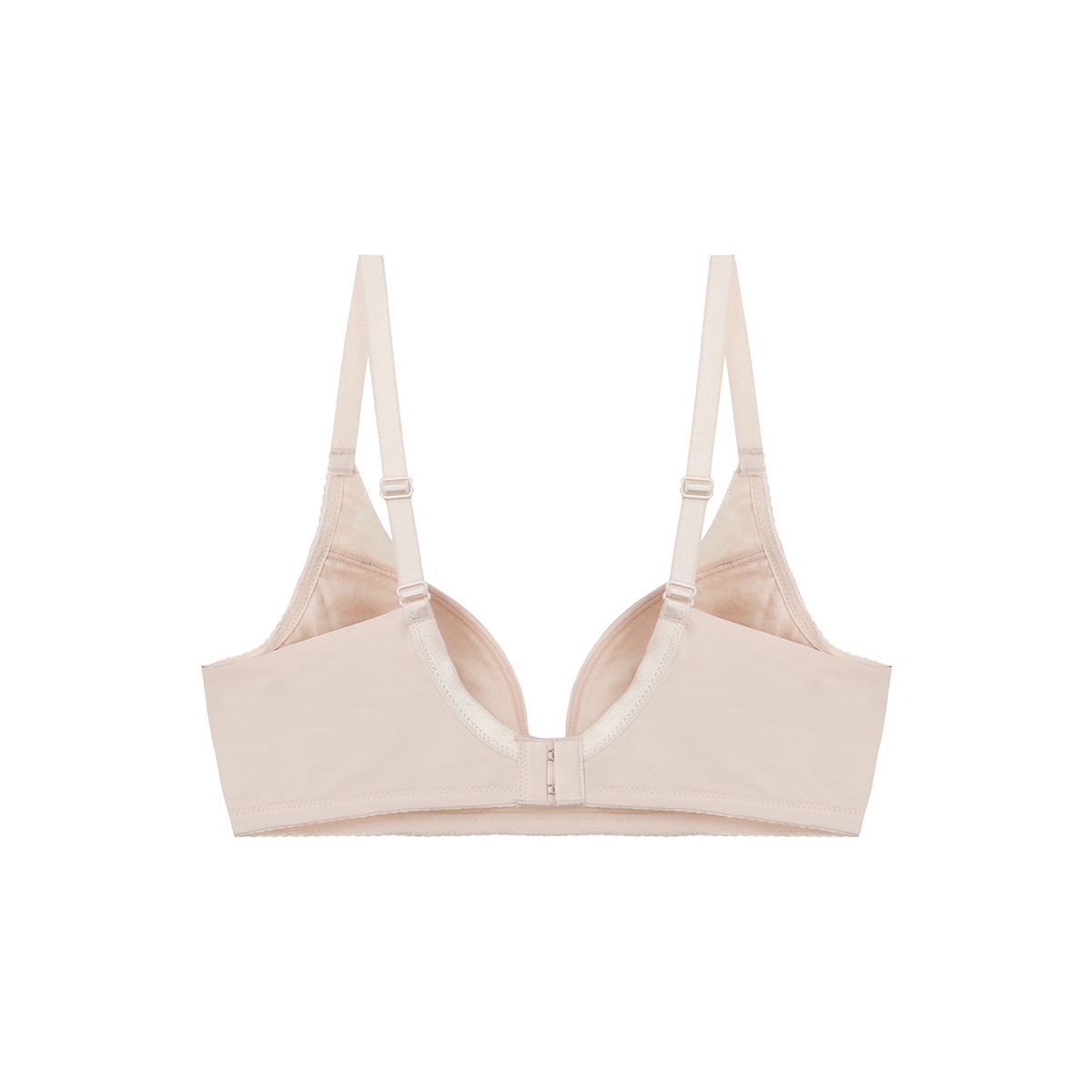 비너스 노와이어 메모리 브라 2매 - 블랙/라이트베이지, 80B