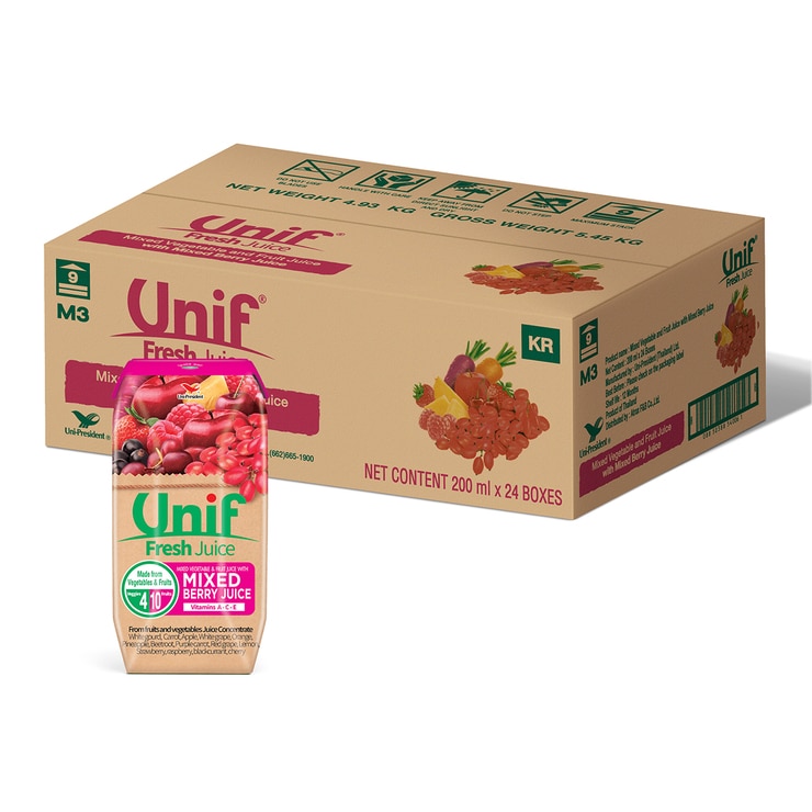 Unif Mixed Berry Juice 200ml x 24 687497