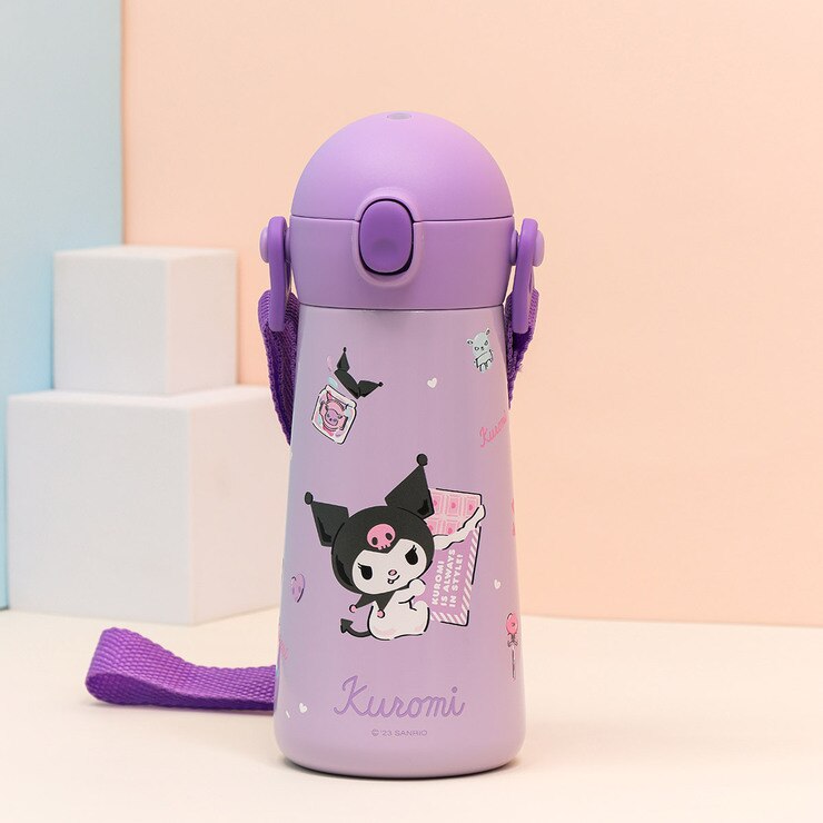 릴팡 산리오 더보틀 어깨끈 물통 세트 2PK - 쿠로미