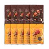 애견용 한입 스테이크 120g x 10 - 소고기 & 연어