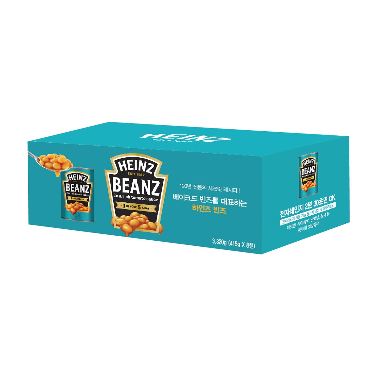 하인즈 베이크드 빈즈 토마토 소스 415g x 8