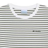 컬럼비아 여성 스트라이프 티셔츠 - 카키, S