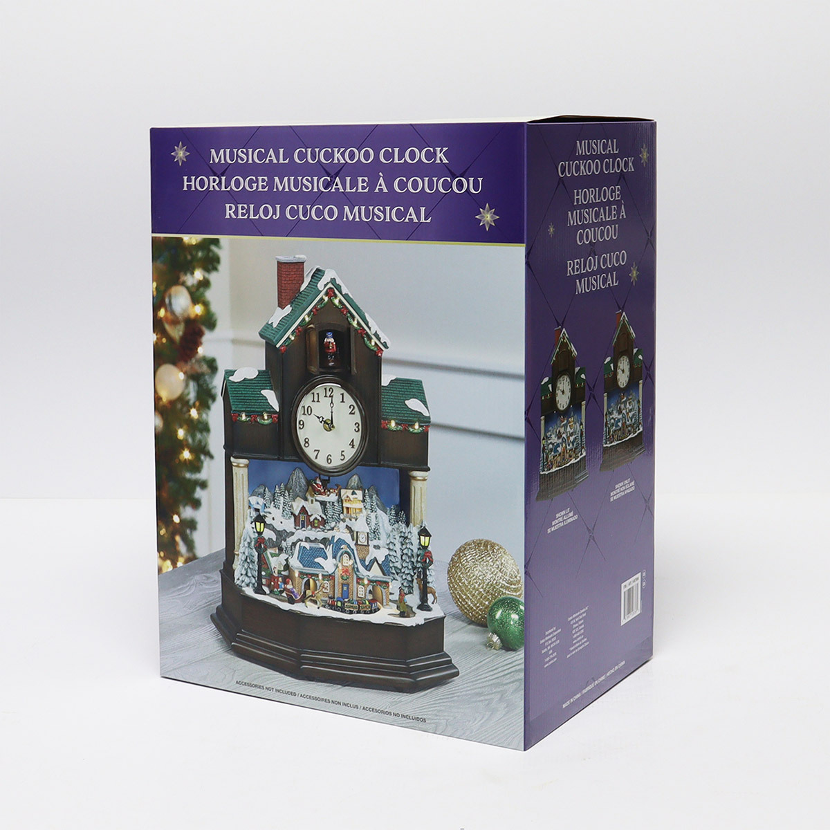 Musical Holiday Cuckoo Clock