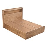 핀란디아 마로네 서랍형 침대 프레임 - 퀸