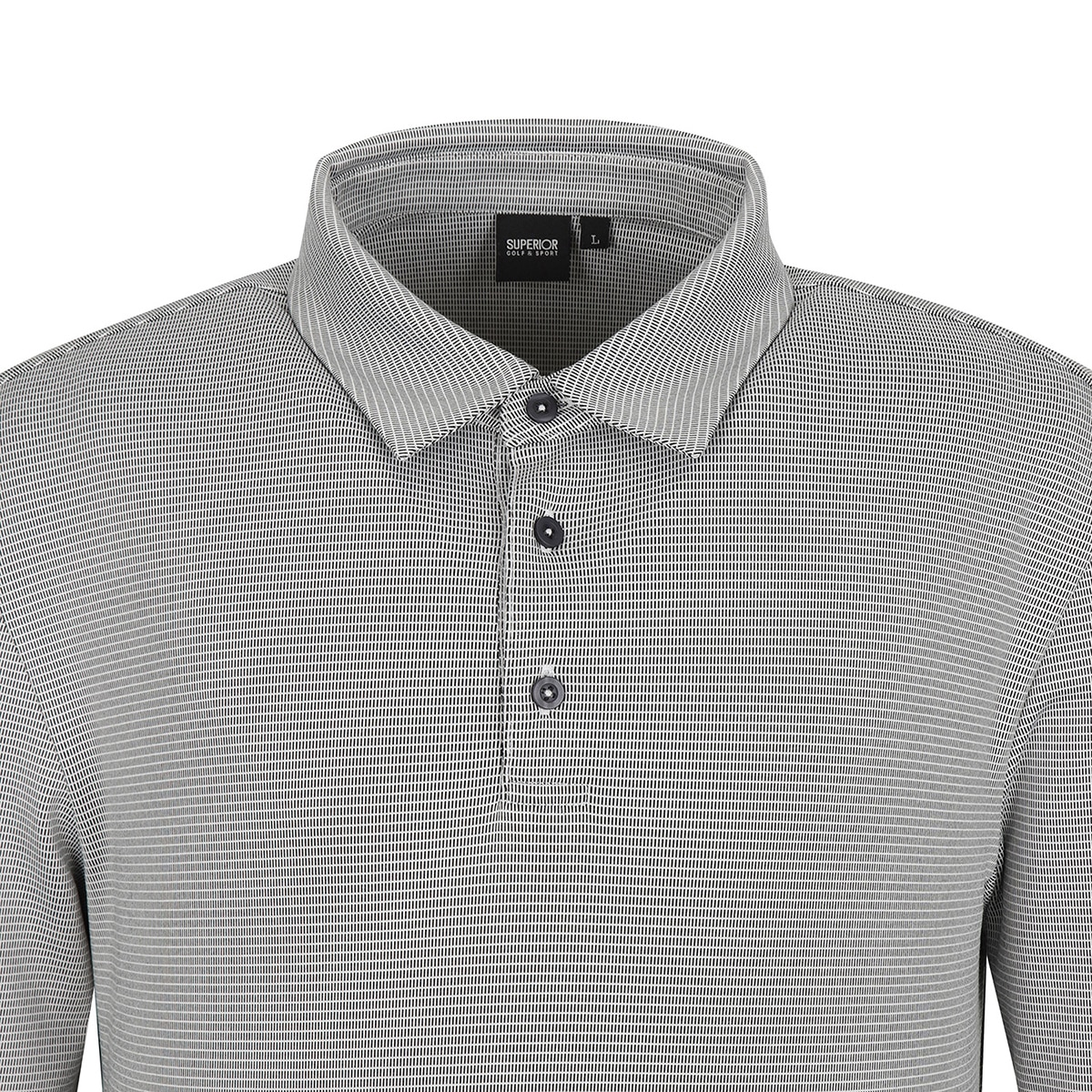 슈페리어 남성 긴소매 폴로티 - 오프화이트, XXL 슈페리어 남성 긴소매 폴로티 - 오프화이트, XXL