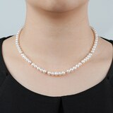 클라베드제이 5.5-6.0mm 담수 진주목걸이 미러볼