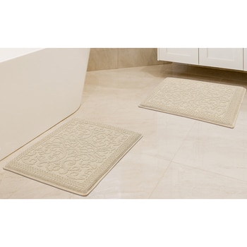 Riviera Home 링스펀 면 욕실 매트 2P