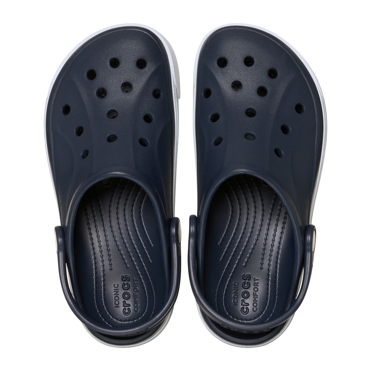 크록스 바야밴드 클로그 키즈 - 네이비/라이트그레이, J2(210mm)