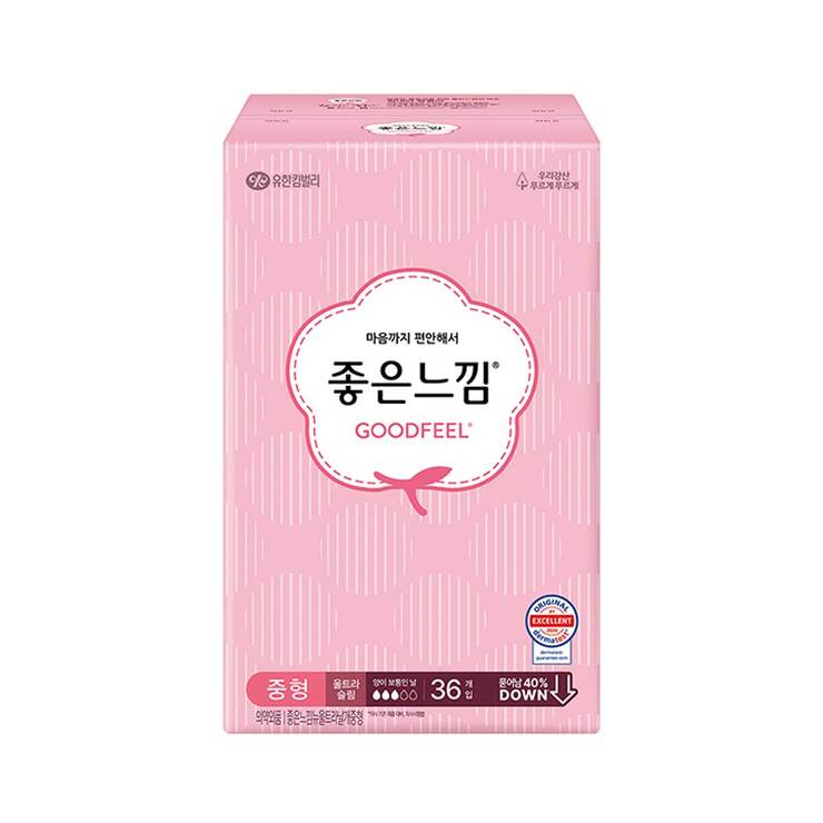 좋은느낌 오리지널 울트라날개 - 중형 36 x 4 좋은느낌 오리지널 울트라날개 - 중형 36 x 4
