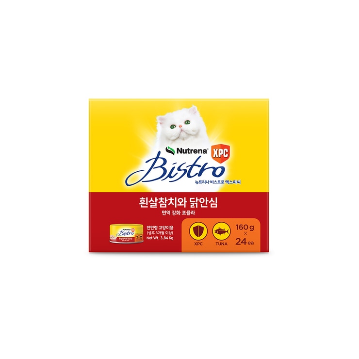 뉴트리나 비스트로 애묘용 캔사료 160g x 24