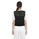 베네뜨 여성 크로셰 니트 베스트 - 블랙