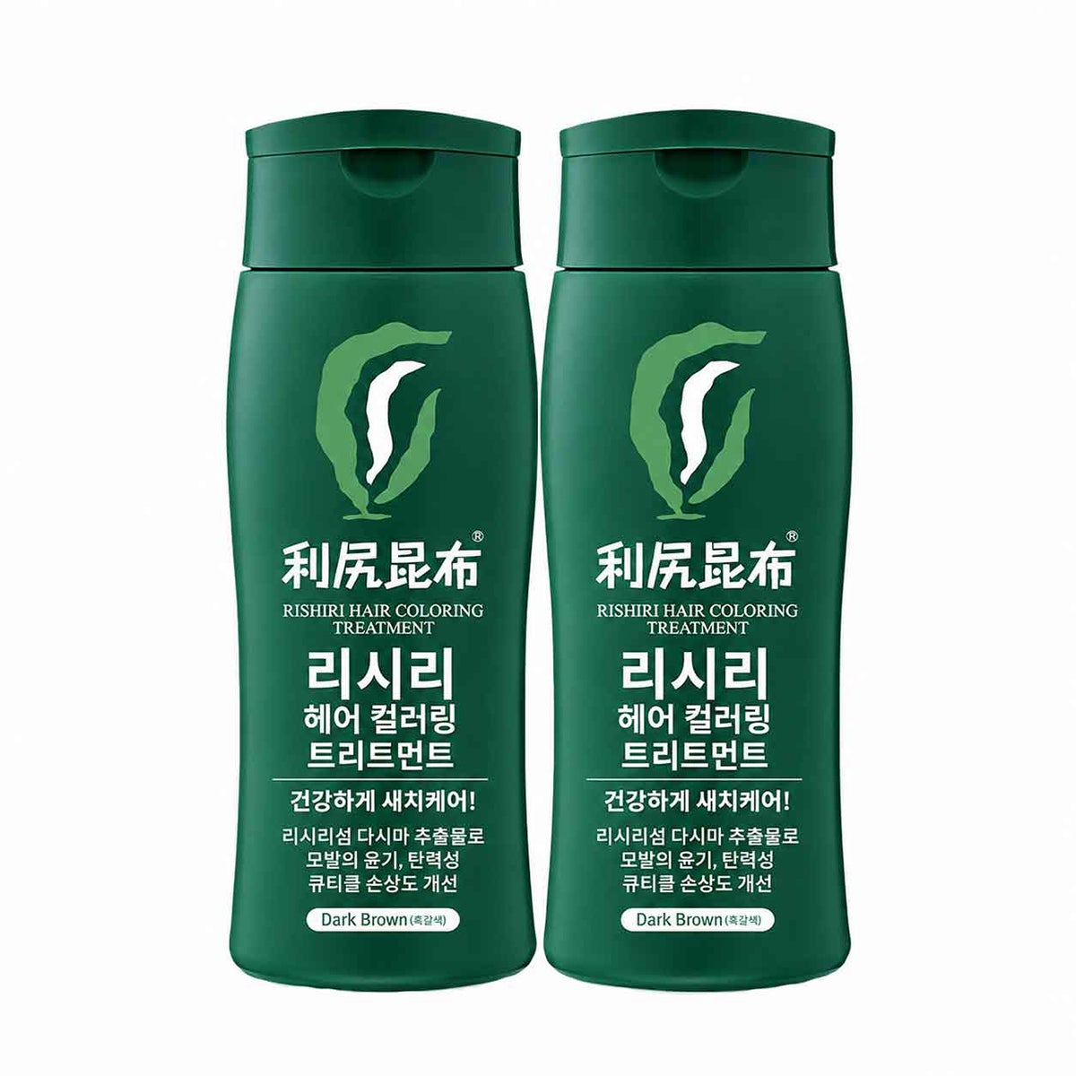 리시리 헤어 컬러링 트리트먼트 200g x 2 - 흑갈색