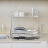 한샘 스테인리스 2단 확장형 식기 건조대