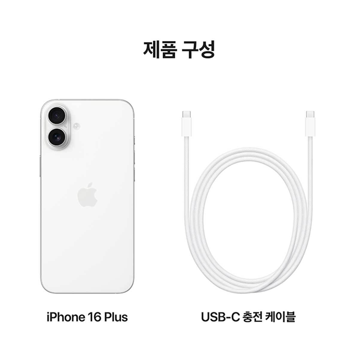 Apple 아이폰 16 플러스 256GB 화이트
