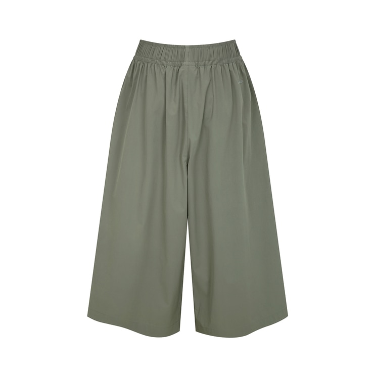 컬럼비아 여성 크롭 와이드 팬츠 - 라이트 카키, S