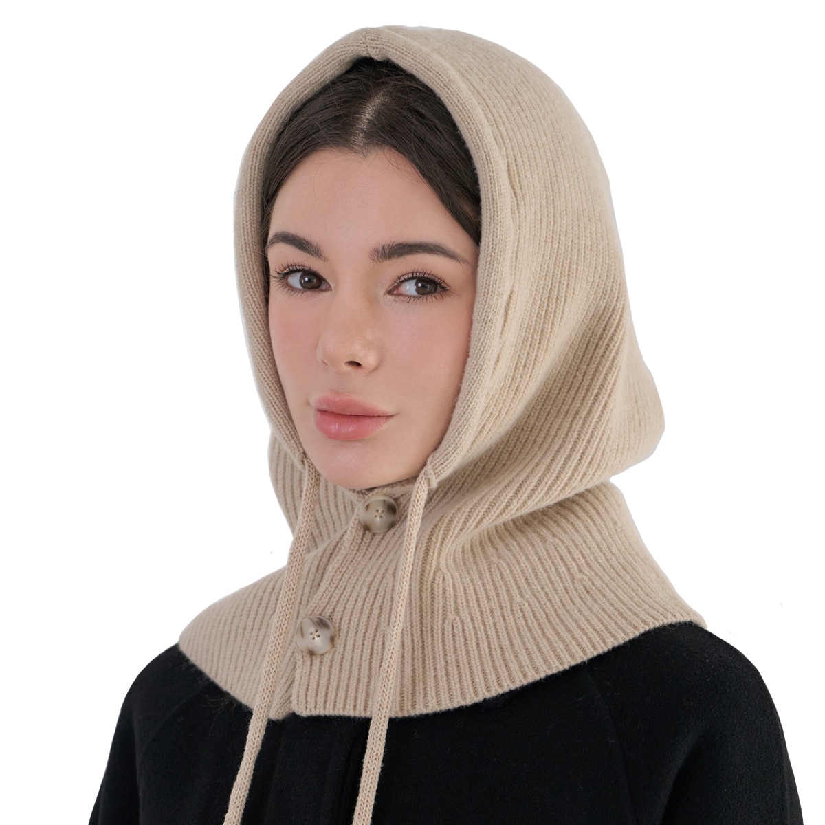 안드레아바나 울 바라클라바 - 베이지