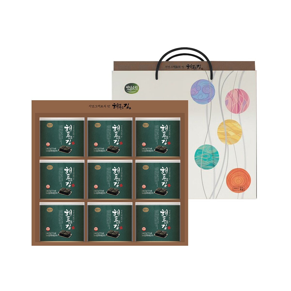 바다소리 해품은 김 9캔 선물세트x 5