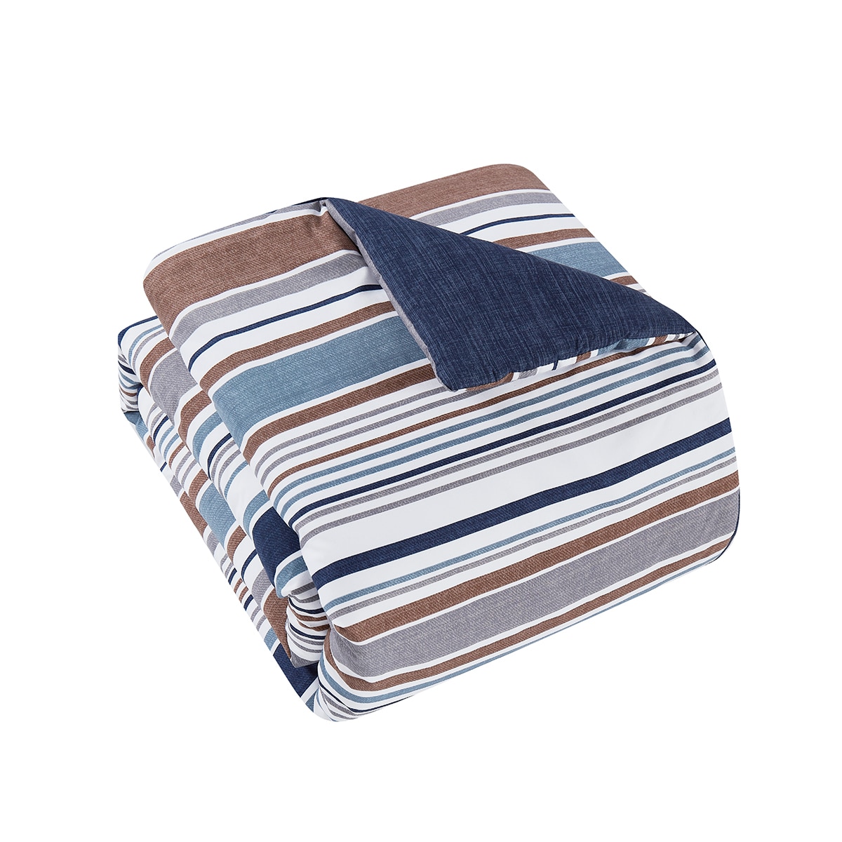 Serelena 양면 차렵 이불 & 베개커버 세트 - 퀸, 스트라이프 Serelena 양면 차렵 이불 & 베개커버 세트 - 퀸, 스트라이프