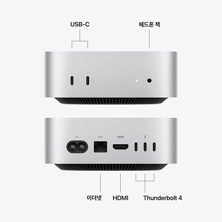 Apple 맥 미니 M6, CPU 12, GPU 12, 16GB, 256GB Apple 맥 미니 M6, CPU 12, GPU 12, 16GB, 256GB