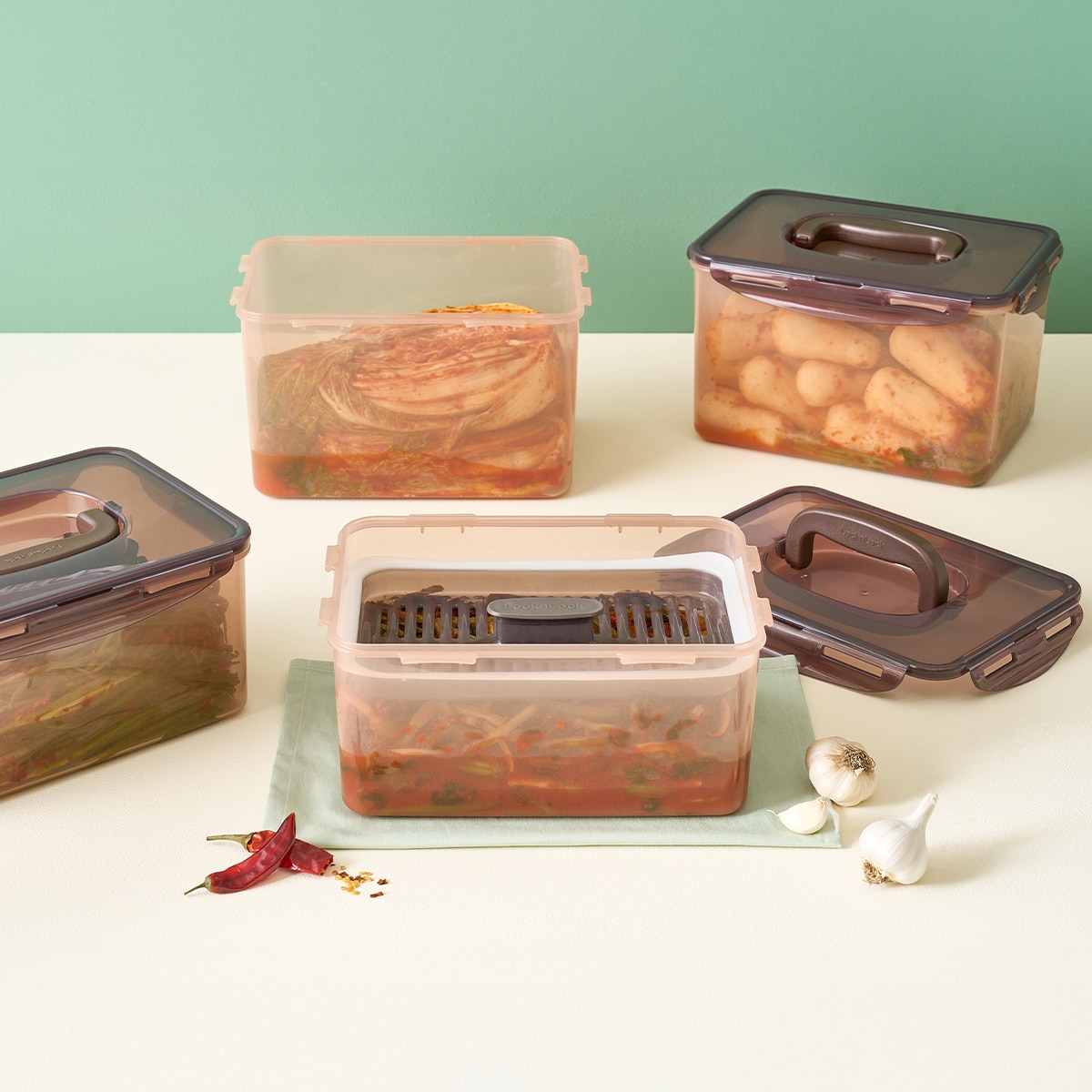 락앤락 대용량 김장 밀폐용기 10P 락앤락 대용량 김장 밀폐용기 10P