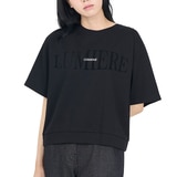 코데즈 컴바인 여성 루즈핏 티셔츠 - 블랙, M