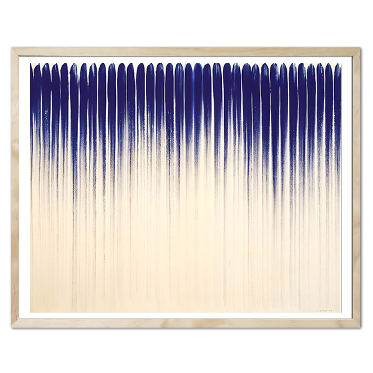 작가 이우환 아트 포스터 73X59cm - 라인 1977